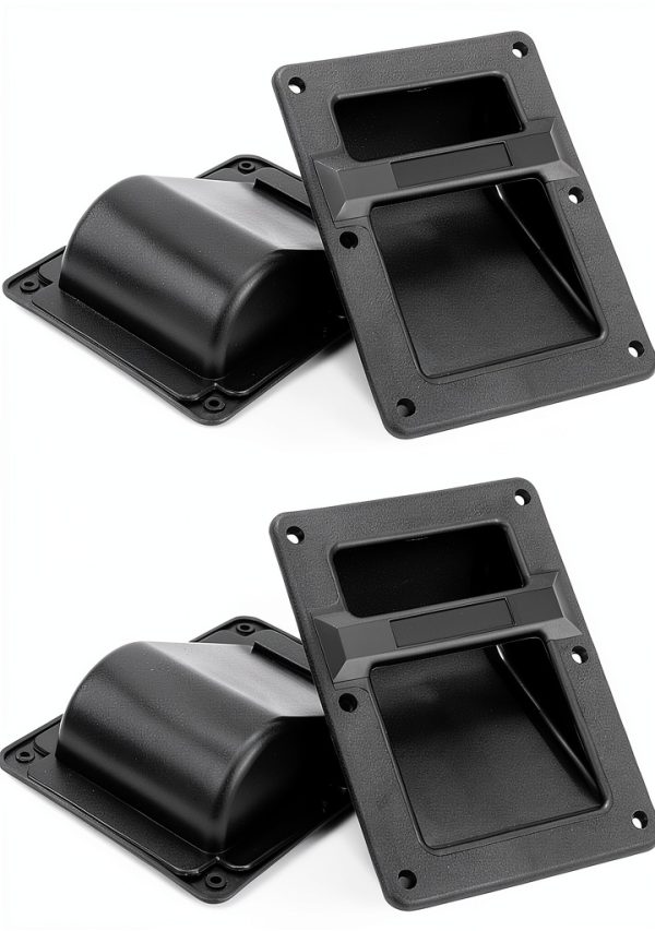 QWORK ABS Speaker Handles Black-6
