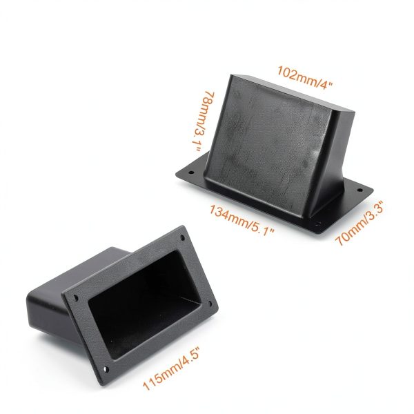 uxcell Recessed Speaker Handles ABS Plastic-1