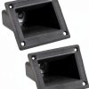 uxcell Speaker Handle Black Plastic Secure Installation-1