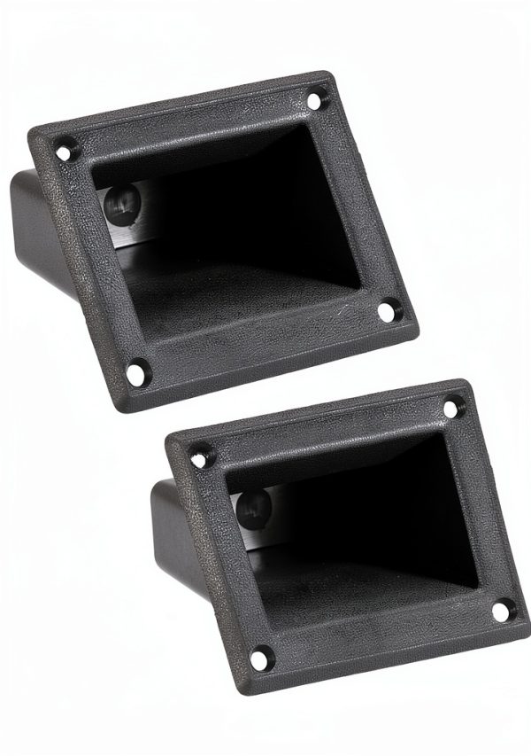 uxcell Speaker Handle Black Plastic Secure Installation-1