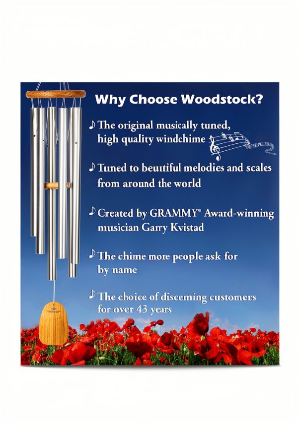 Woodstock Chimes Brass Gong Handcrafted Outdoor-6