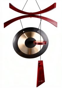 Woodstock Chimes Brass Gong Handcrafted Outdoor-0