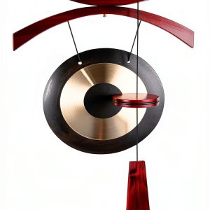 Woodstock Chimes Brass Gong Handcrafted Outdoor-0