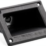uxcell Speaker Handle Black Plastic Secure Installation-0