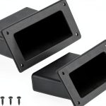 uxcell Recessed Speaker Handles ABS Plastic-0