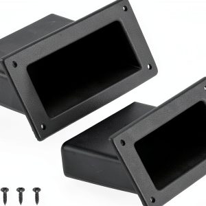 uxcell Recessed Speaker Handles ABS Plastic-0