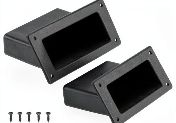 uxcell Recessed Speaker Handles ABS Plastic-0