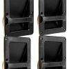 QWORK ABS Speaker Handles Black-0