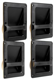 QWORK ABS Speaker Handles Black-0