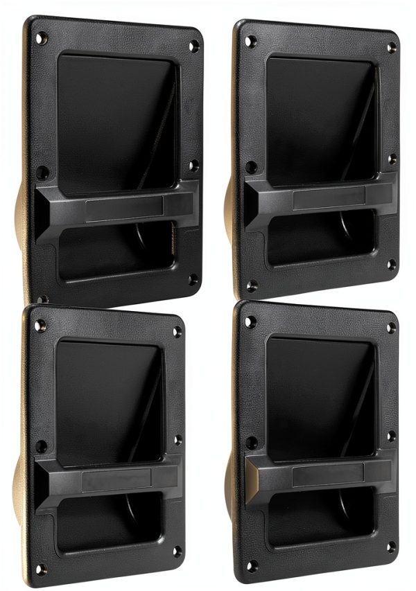 QWORK ABS Speaker Handles Black-0